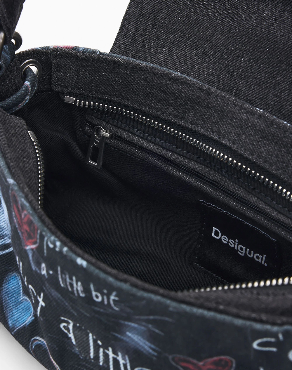 Desigual Bag Stacatto Τσάντα Γυναικείο 26Saxa57-9019 Jetblack Γυναικεία αξεσουάρ τσάντες Politikos Shop Πολιτικός