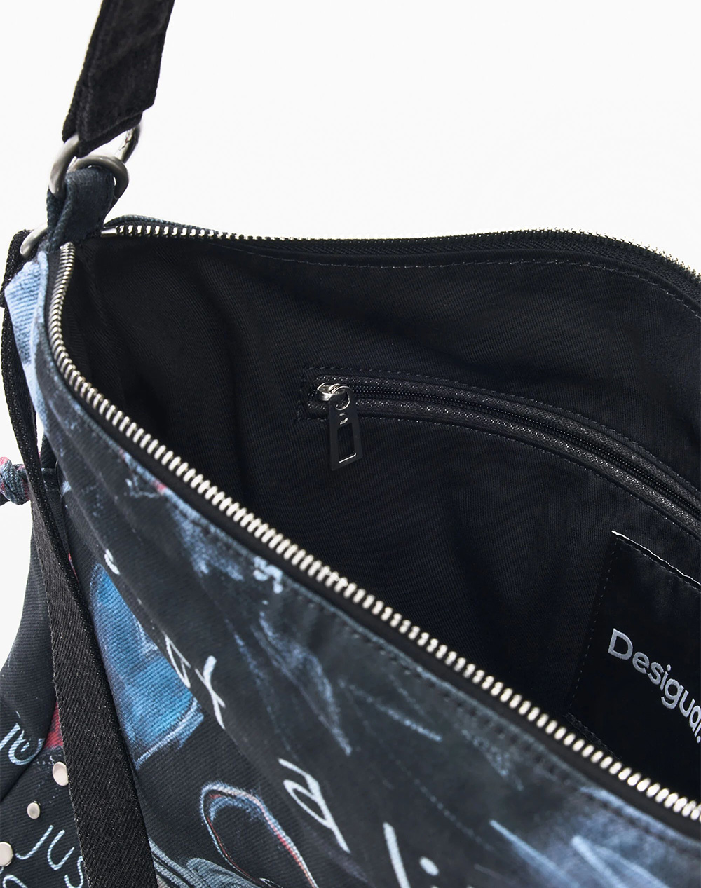 Desigual Bag Stacatto Leiria Τσάντα Γυναικείο 26Saxa56-9019 Jetblack Γυναικεία αξεσουάρ τσάντες Politikos Shop Πολιτικός