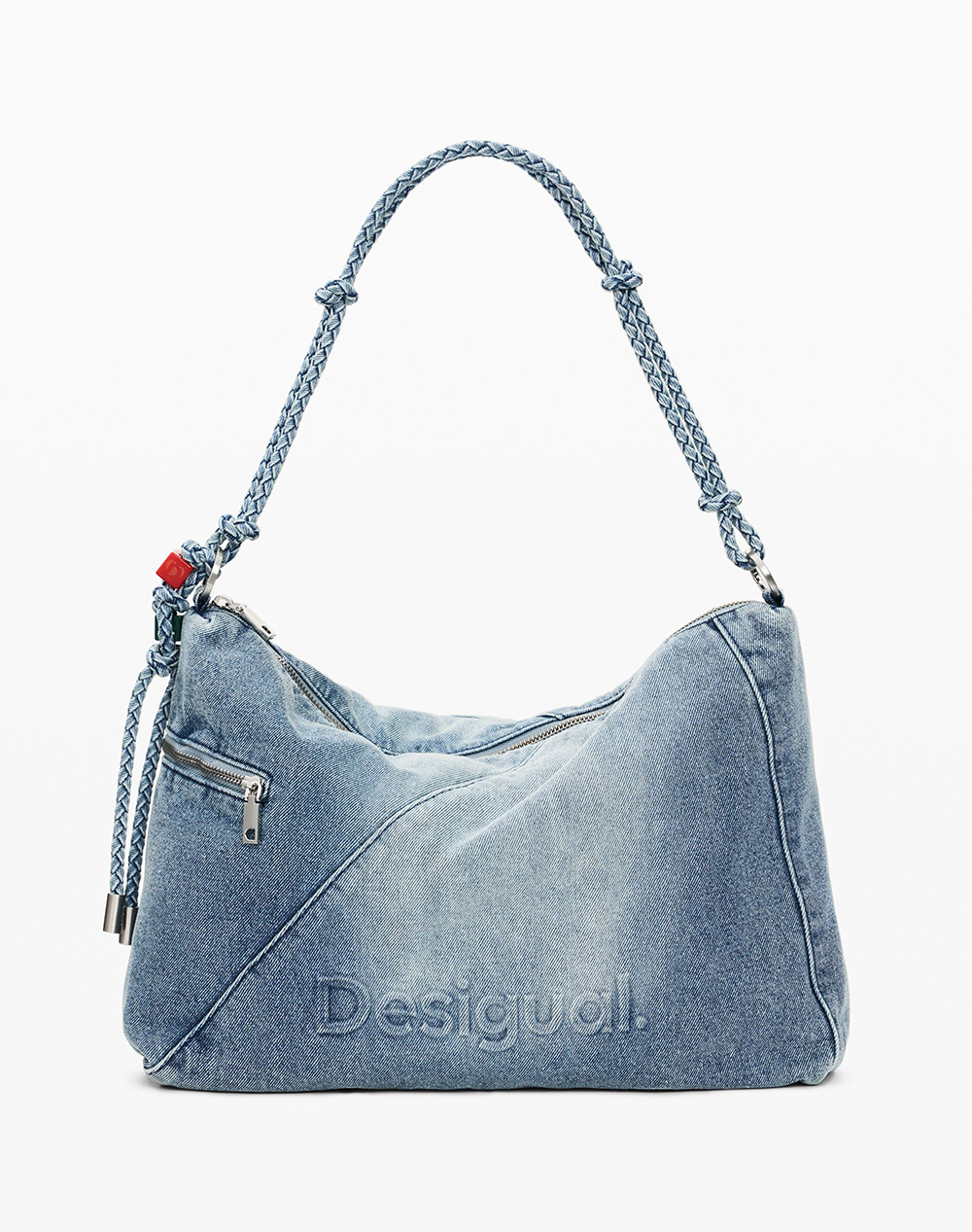DESIGUAL BAG_HALF LOGO DENIM L ΤΣΑΝΤΑ ΓΥΝΑΙΚΕΙΟ 26SAXD27-5005 DenimBlue