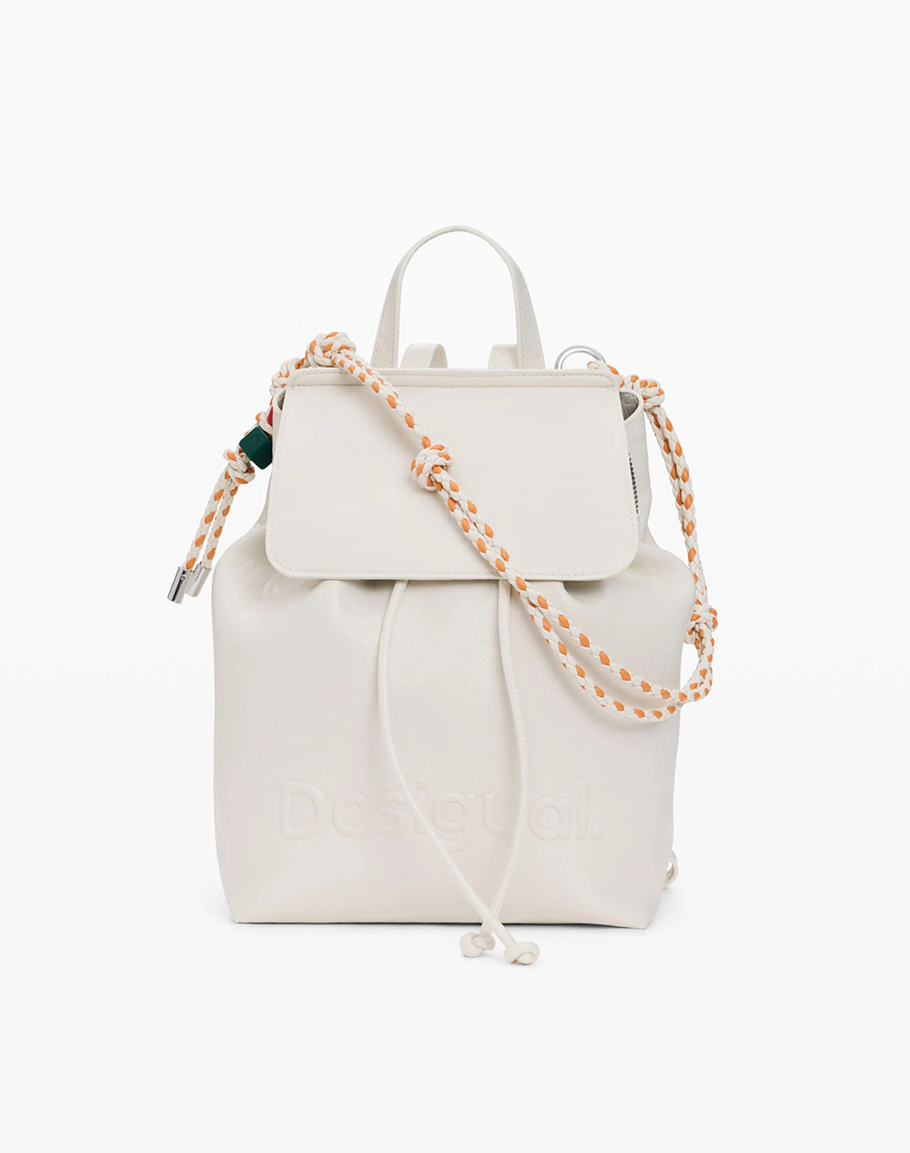 DESIGUAL BACK_HALF LOGO LUEN ΤΣΑΝΤΑ ΓΥΝΑΙΚΕΙΟ 26SAKP18-1008 Cream