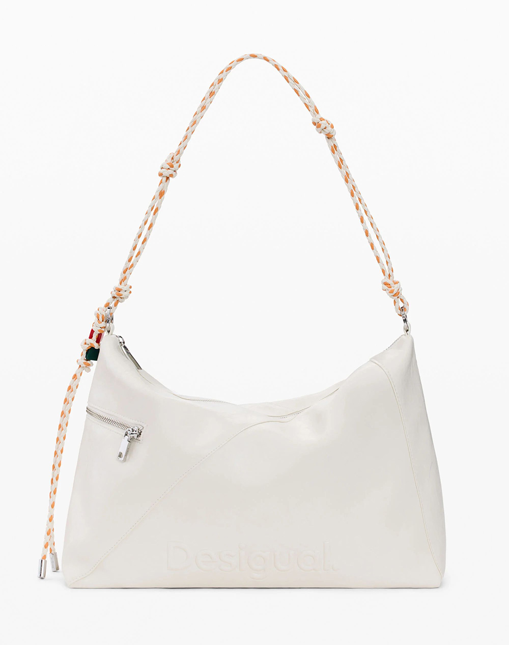 DESIGUAL BAG_HALF LOGO LEIRI ΤΣΑΝΤΑ ΓΥΝΑΙΚΕΙΟ 26SAXPA7-1008 Cream