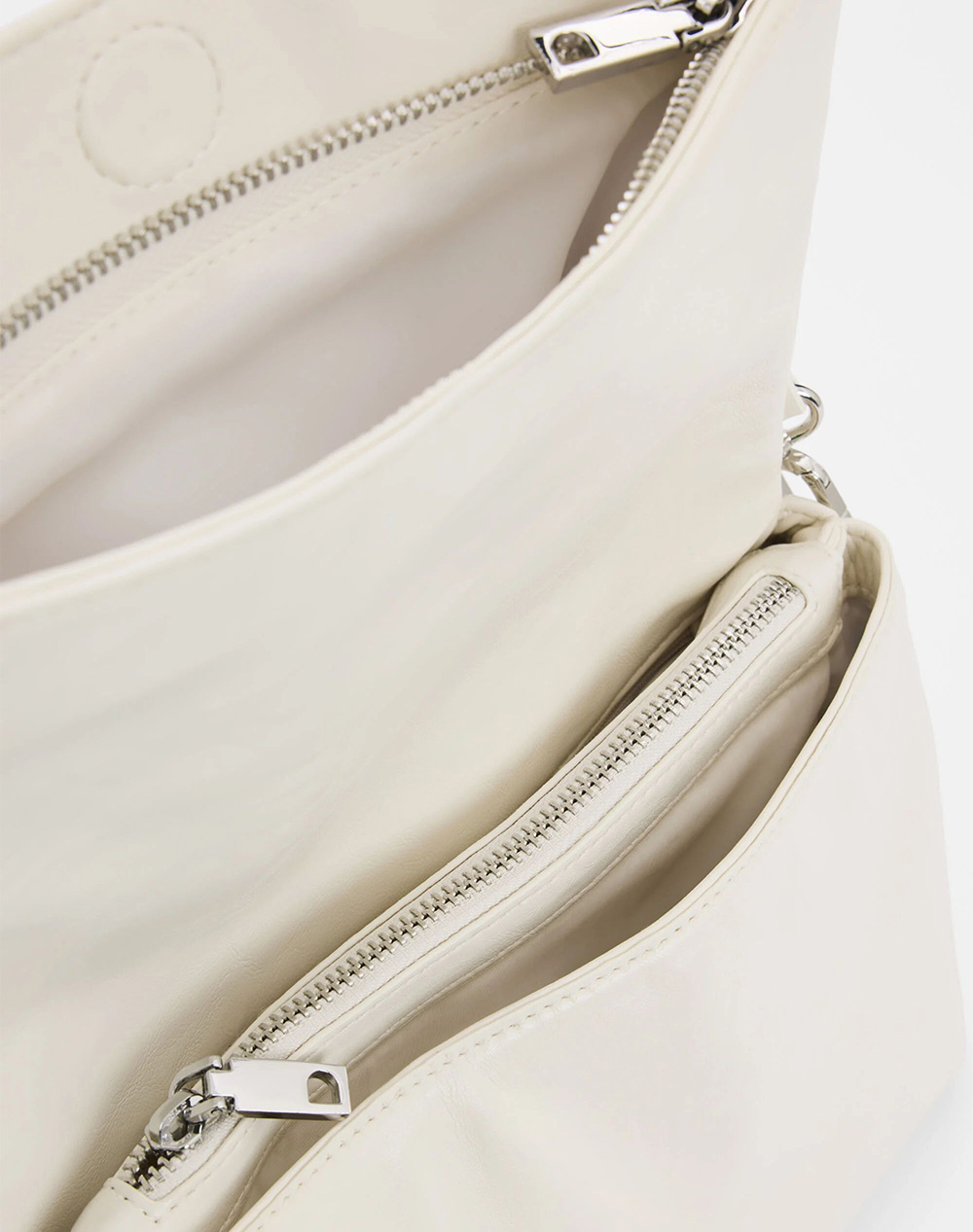 Desigual Bag Half Logo Venec Τσάντα Γυναικείο 26Saxpab-1008 Cream Γυναικεία αξεσουάρ τσάντες Politikos Shop Πολιτικός