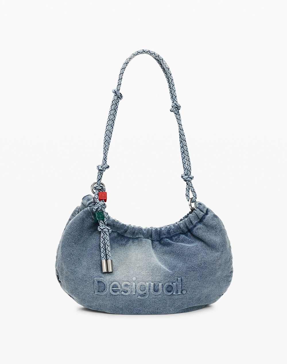 DESIGUAL BAG_HALF LOGO DENIM W ΤΣΑΝΤΑ ΓΥΝΑΙΚΕΙΟ 26SAXD05-5005 DenimBlue