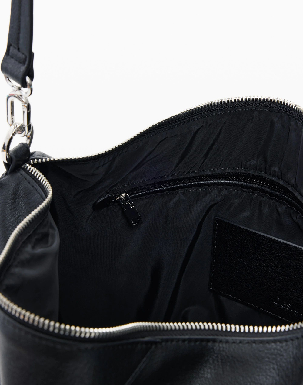 Desigual Bag Half Logo Leiria 2 0 Τσάντα Γυναικείο 26Saxp66-2000 Black Γυναικεία αξεσουάρ τσάντες Politikos Shop Πολιτικός