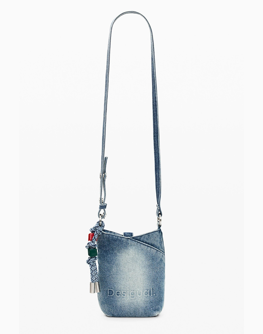 DESIGUAL MONE_HALF LOGO DENIM ΠΟΡΤΟΦΟΛΙ ΓΥΝΑΙΚΕΙΟ 26SAYD03-5005 DenimBlue