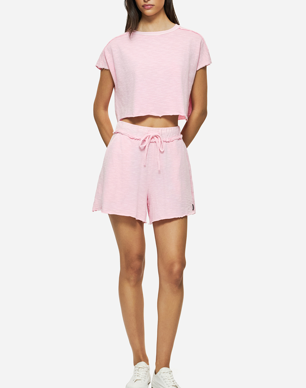 DIRTY LAUNDRY RAW CUT SWEATBERMUDA DLWSB000038-Bubblegum Pink φωτογραφία