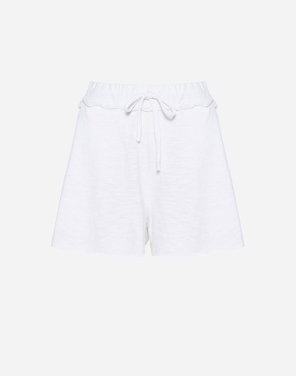 DIRTY LAUNDRY RAW CUT SWEATBERMUDA DLWSB000038-WHITE White