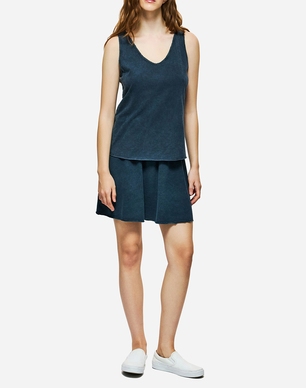 Dirty Laundry Tank Top Dlwt000126-Vintage Blue Darkblue Γυναικεία ρούχα μπλούζες Τοπ Κορμακια Politikos Shop Πολιτικός