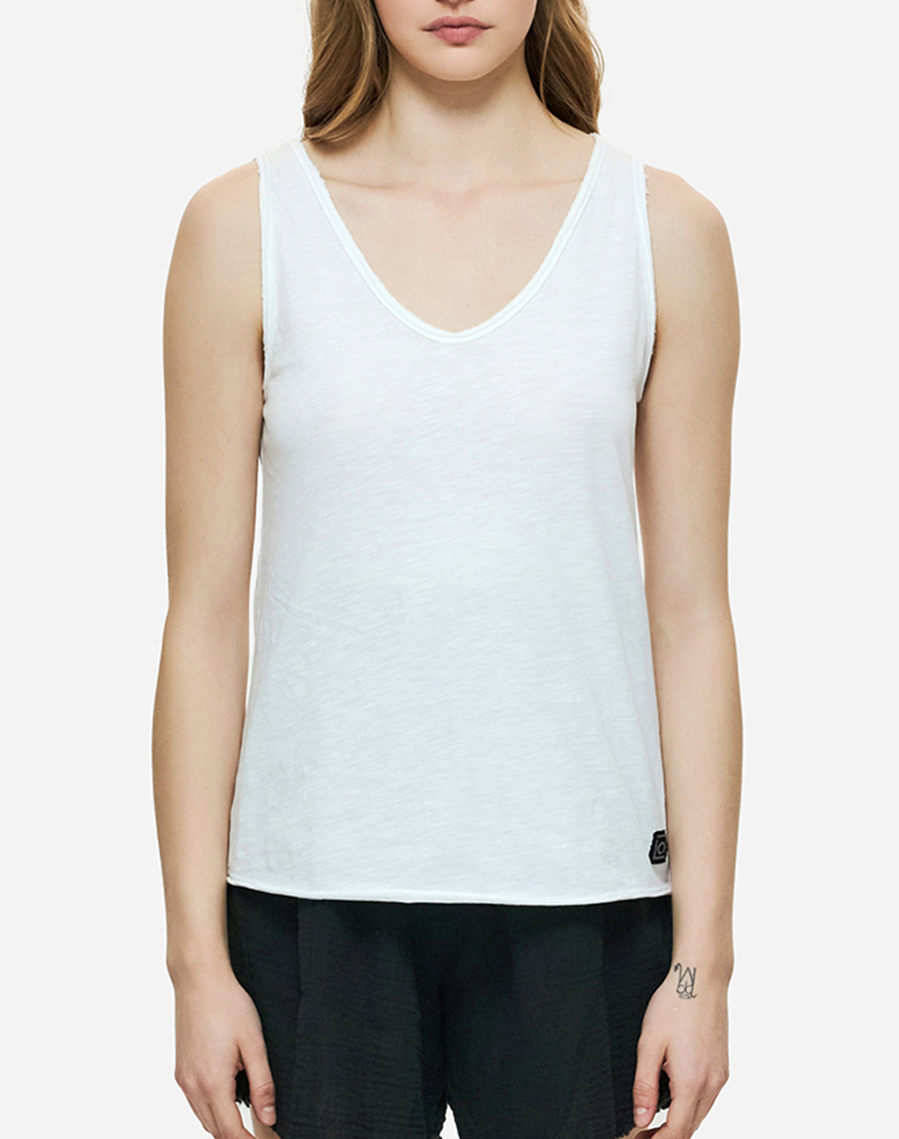 DIRTY LAUNDRY Tank Top DLWT000126-WHITE White