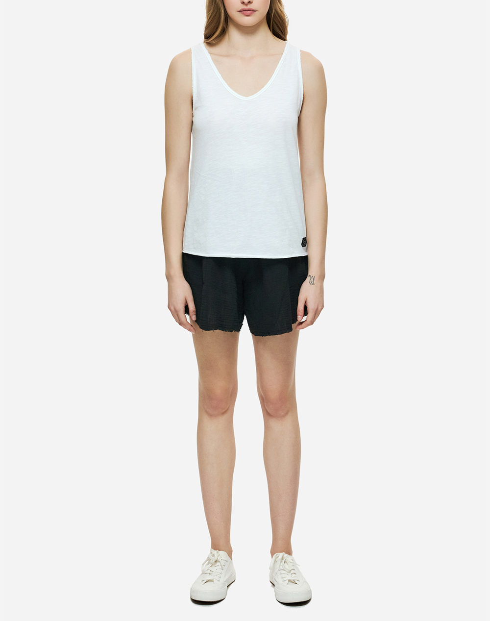 DIRTY LAUNDRY Tank Top DLWT000126-WHITE White φωτογραφία