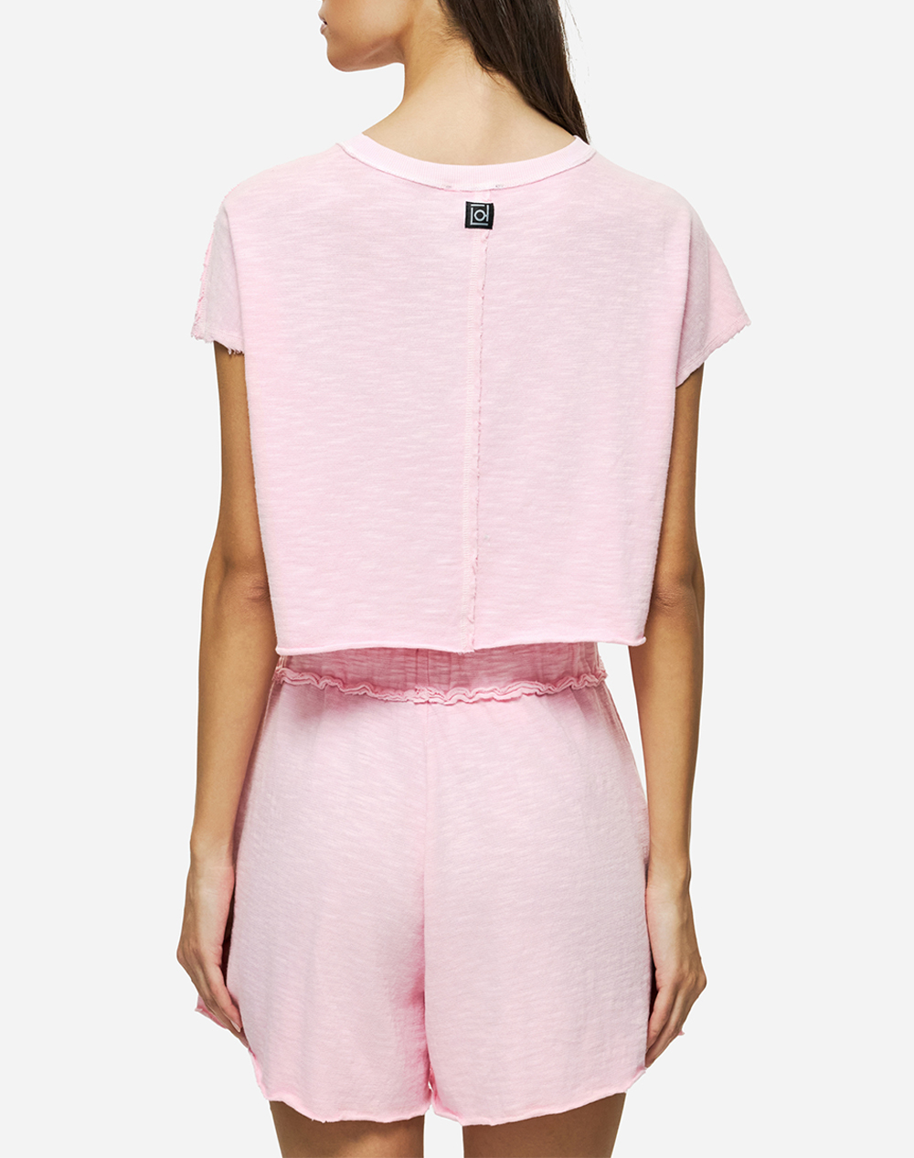 DIRTY LAUNDRY RELAXED RAW CUT T-SHIRT DLWT000148-Bubblegum Pink φωτογραφία
