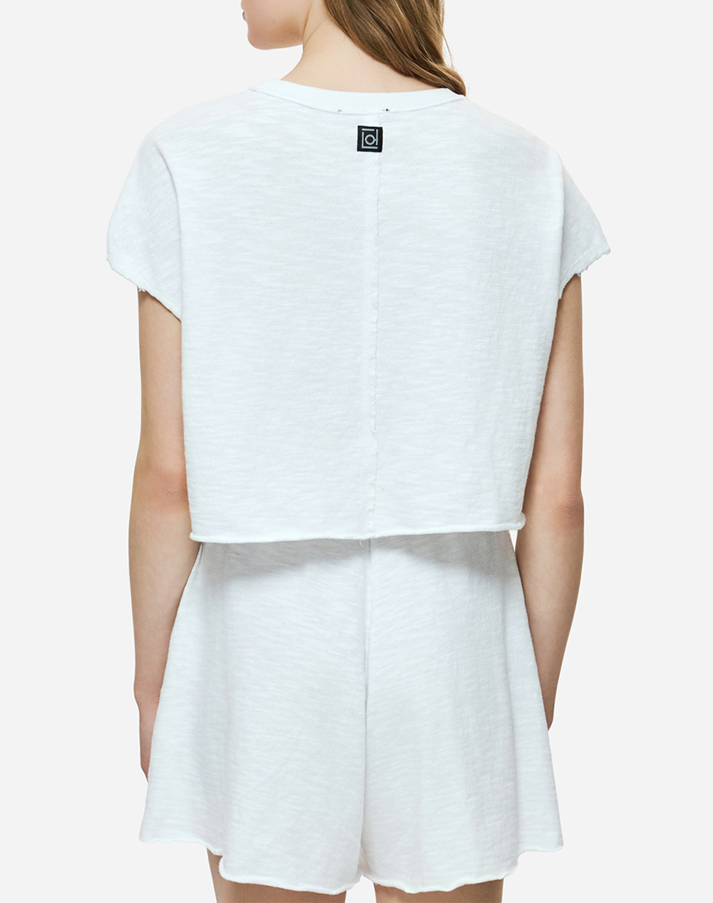 DIRTY LAUNDRY RELAXED RAW CUT T-SHIRT DLWT000148-WHITE White φωτογραφία