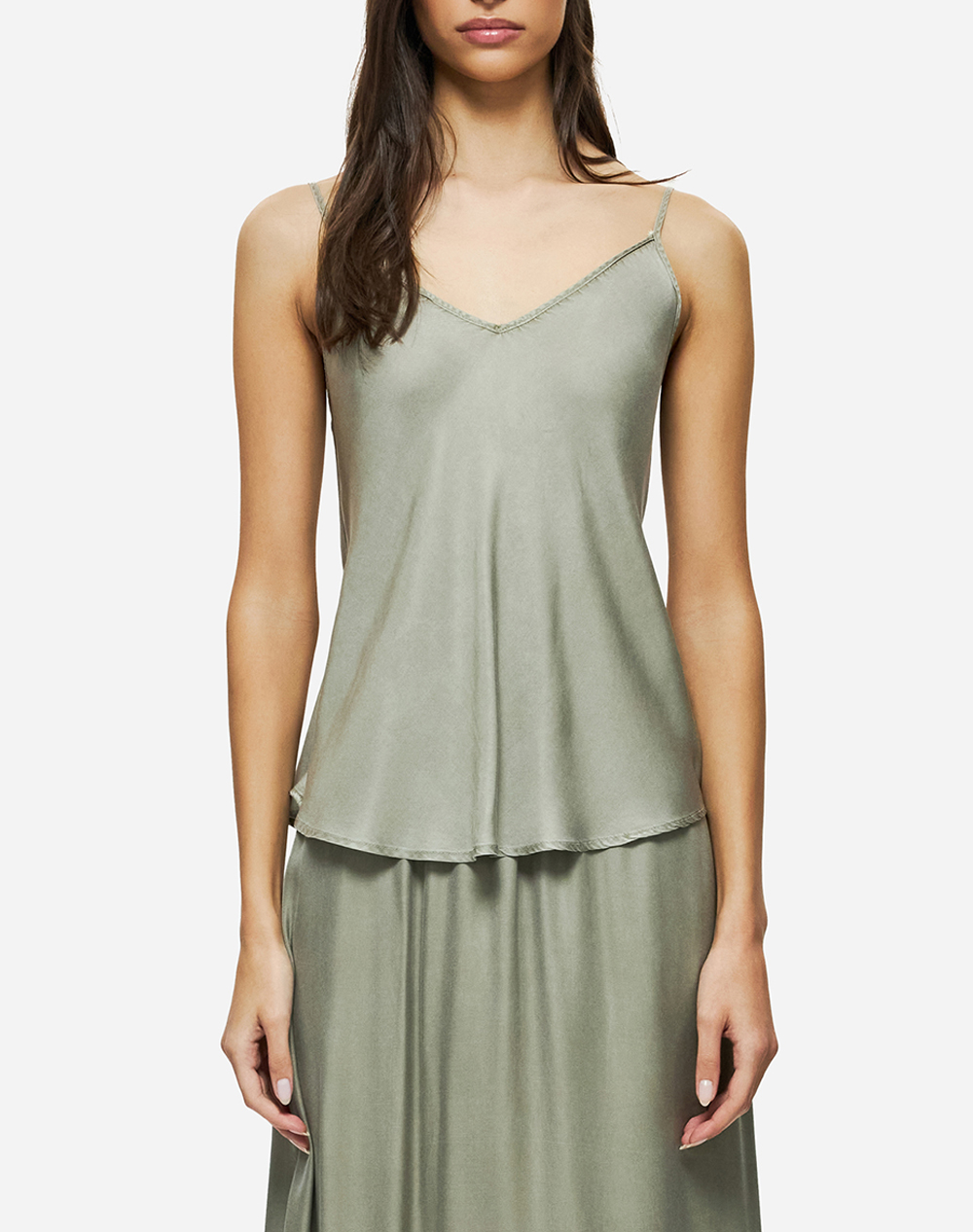 DIRTY LAUNDRY STRAPPY TOP DLWWT000010-VINTAGE GREIGE Gray