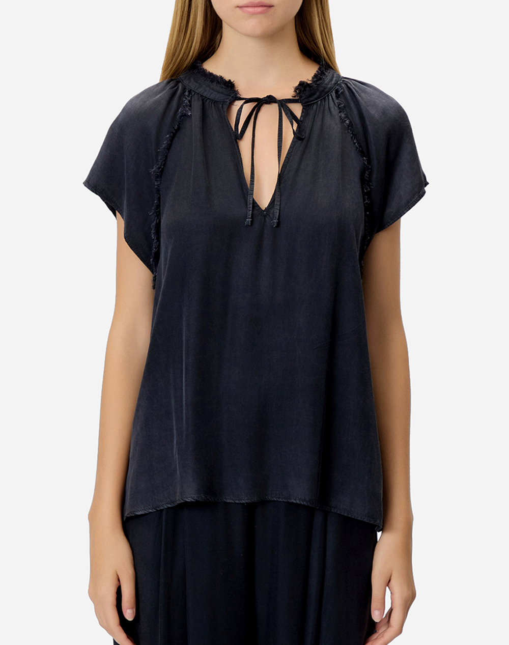 DIRTY LAUNDRY RELAXED RAGLAN TOP DLWWT000009-VINTAGE BLUE MidnightBlue