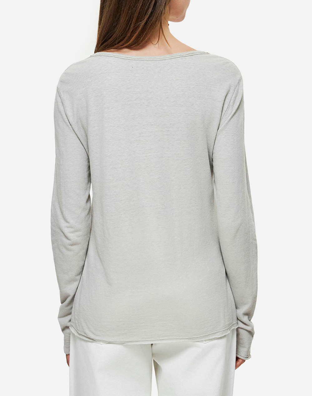 DIRTY LAUNDRY DIRTY LAUNDRY LINEN BLEND LONGSLEEVE DLWL000056-SAND LightGray - 2