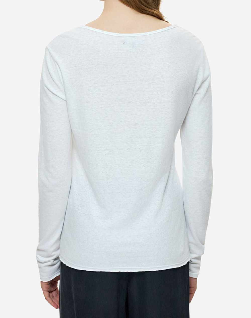 DIRTY LAUNDRY DIRTY LAUNDRY LINEN BLEND LONGSLEEVE DLWL000056-WHITE White - 2