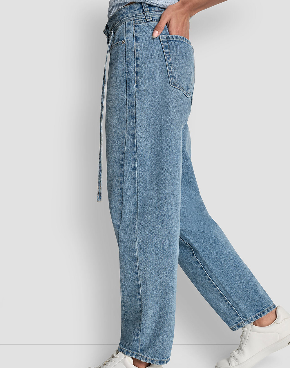 Dkny Dj5B4149 Παντελόνι Denim Dj5B4149-Y2I Denimblue Γυναικεία ρούχα παντελόνια Jean 5P Cargo Politikos Shop Πολιτικός