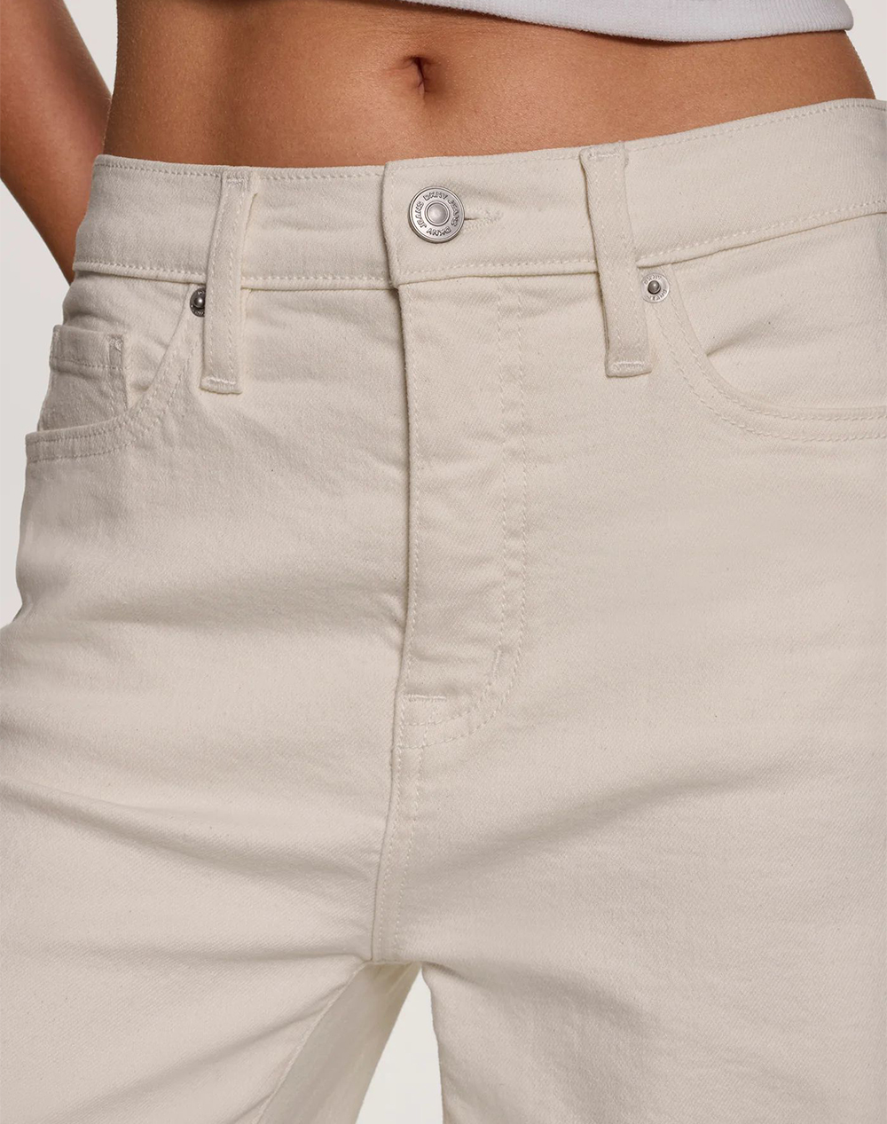 Dkny Dj5M4076 Παντελόνι Denim Dj5M4076-Ecr Ecru Γυναικεία ρούχα παντελόνια Jean 5P Cargo Politikos Shop Πολιτικός