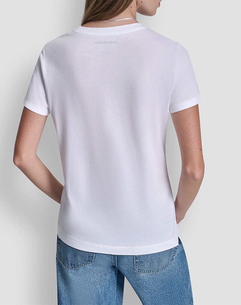 DKNY DKNY DJ6T1746 LOGO ΜΠΛΟΥΖΑΚΙ ΚΟΝΤΟΜΑΝΙΚΟ DKNY DJ6T1746-C5L White - 2