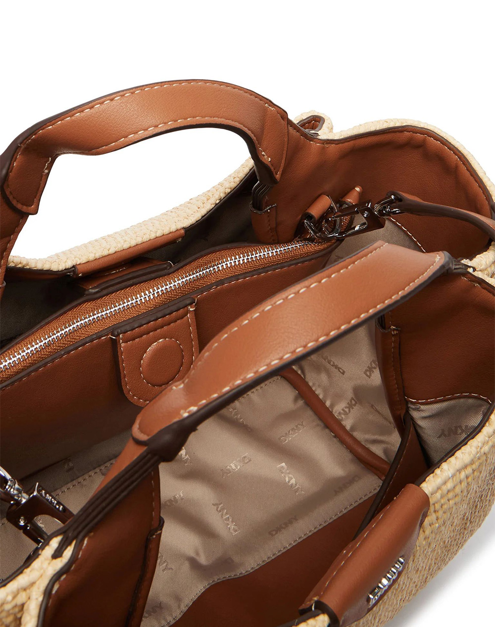 Dkny R61Dog33 Willa Satchels Handbag R61Dog33-Ar9 Cookiebrown Γυναικεία αξεσουάρ τσάντες Politikos Shop Πολιτικός
