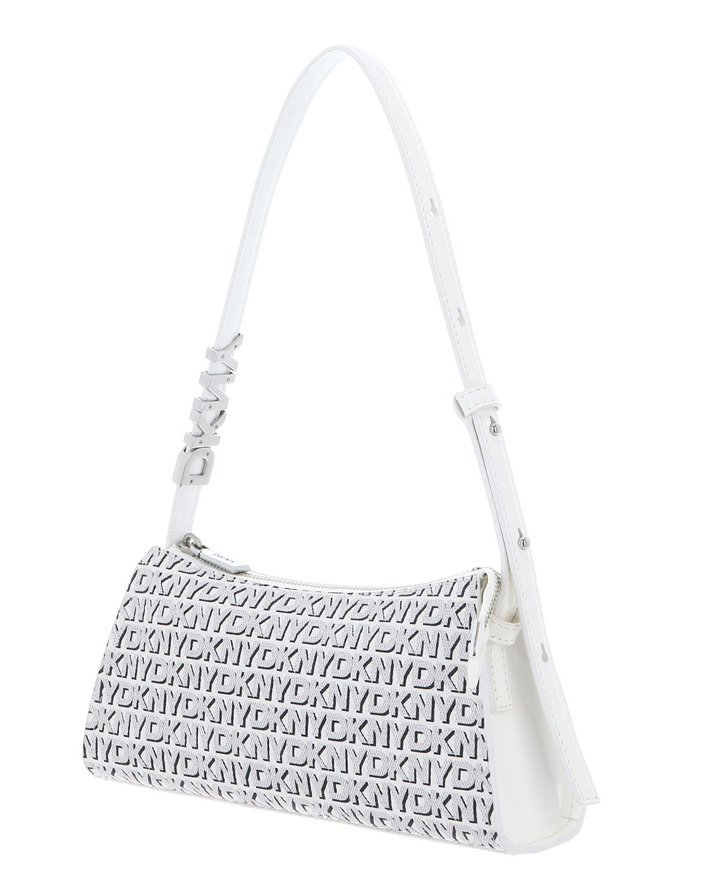 Dkny R5235G57 Avril Shoulder Bag R5235G57-Mmw Ecru Γυναικεία αξεσουάρ τσάντες Politikos Shop Πολιτικός