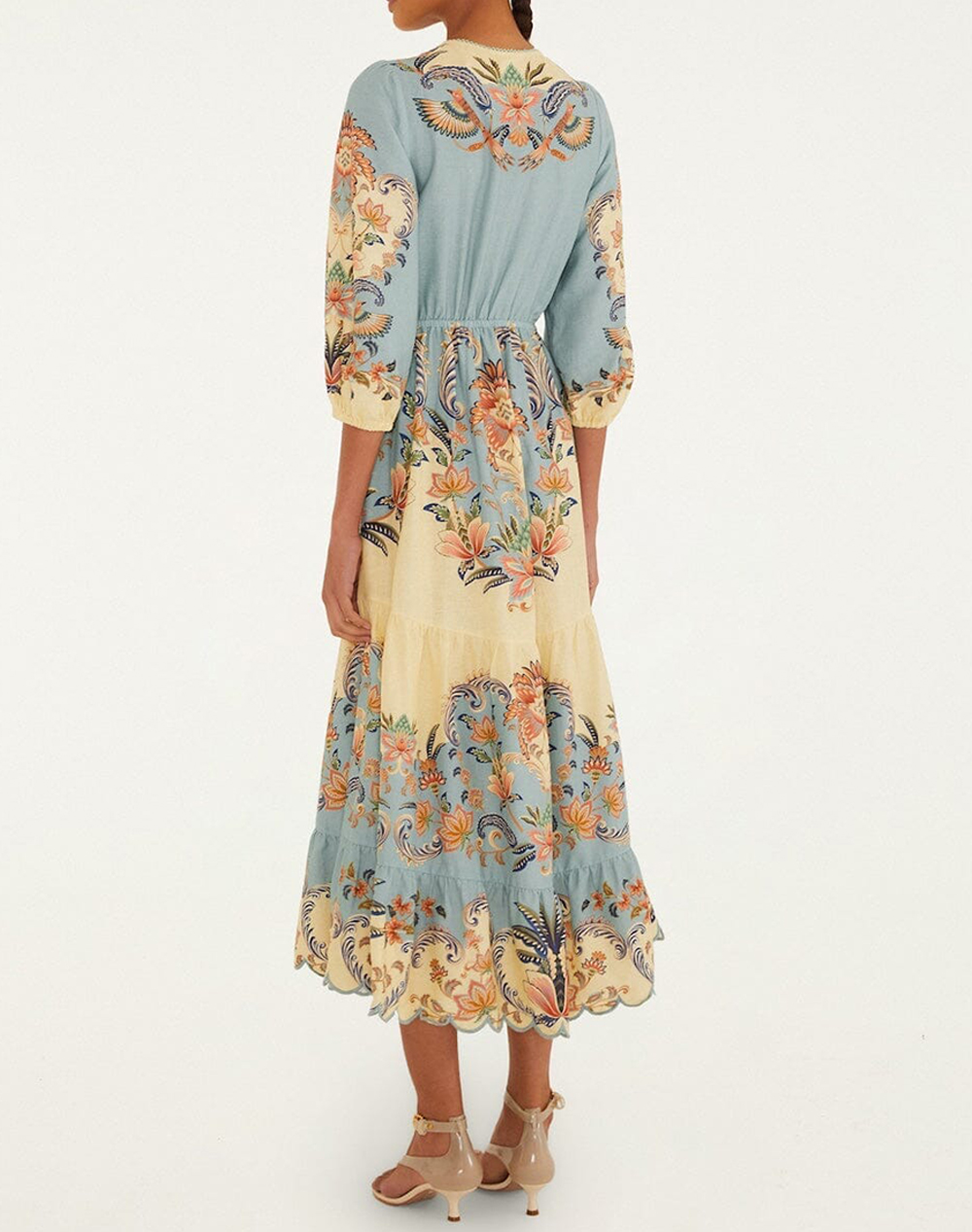 FARM RIO BOHO BEAUTY BUTTER MAXI DRESS-BOHO BEAUTY BUTTER 351310-26016 Multi