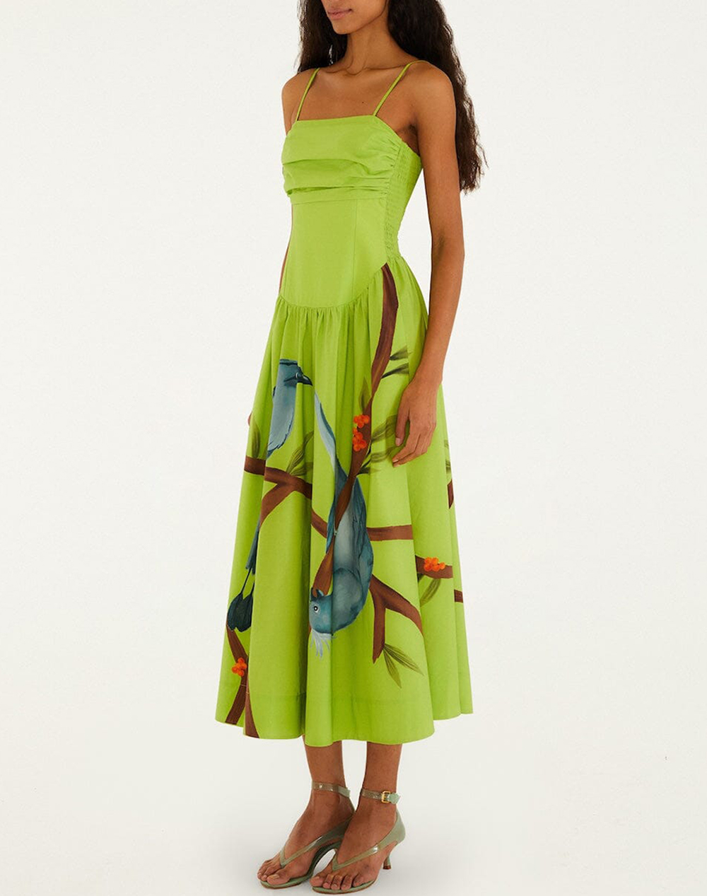 FARM RIO GREEN MAXI DRESS-GREEN 358916-L0013 Green