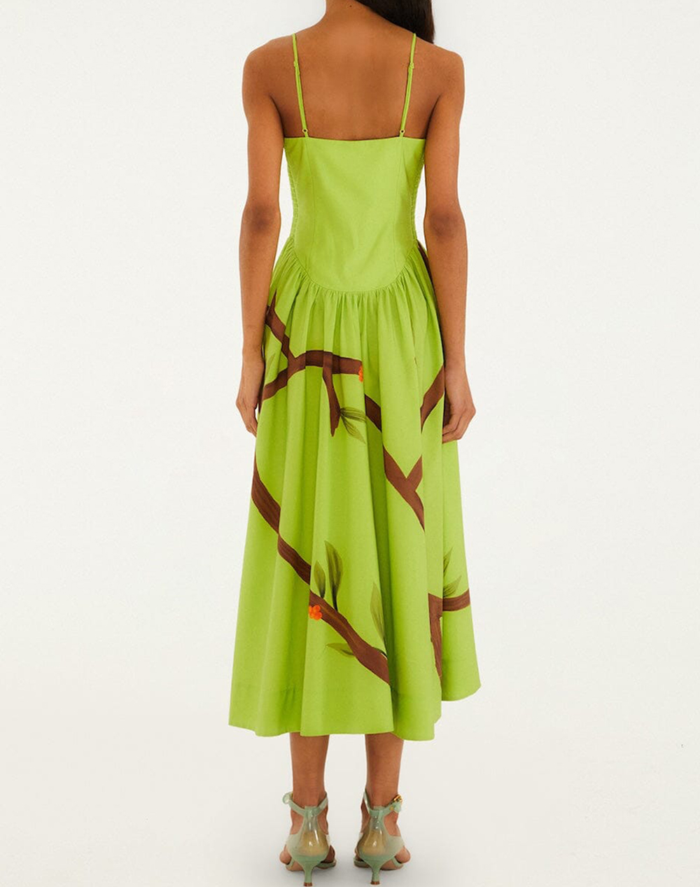 FARM RIO GREEN MAXI DRESS-GREEN 358916-L0013 Green