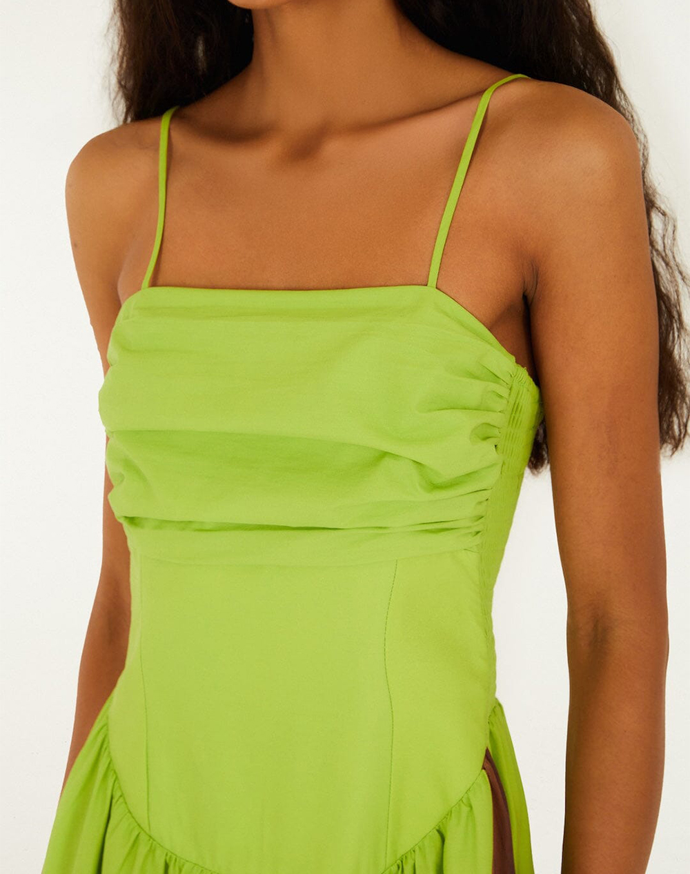 Farm Rio Green Maxi Dress-Green 358916-L0013 Γυναικεία ρούχα φορέματα Politikos Shop Πολιτικός