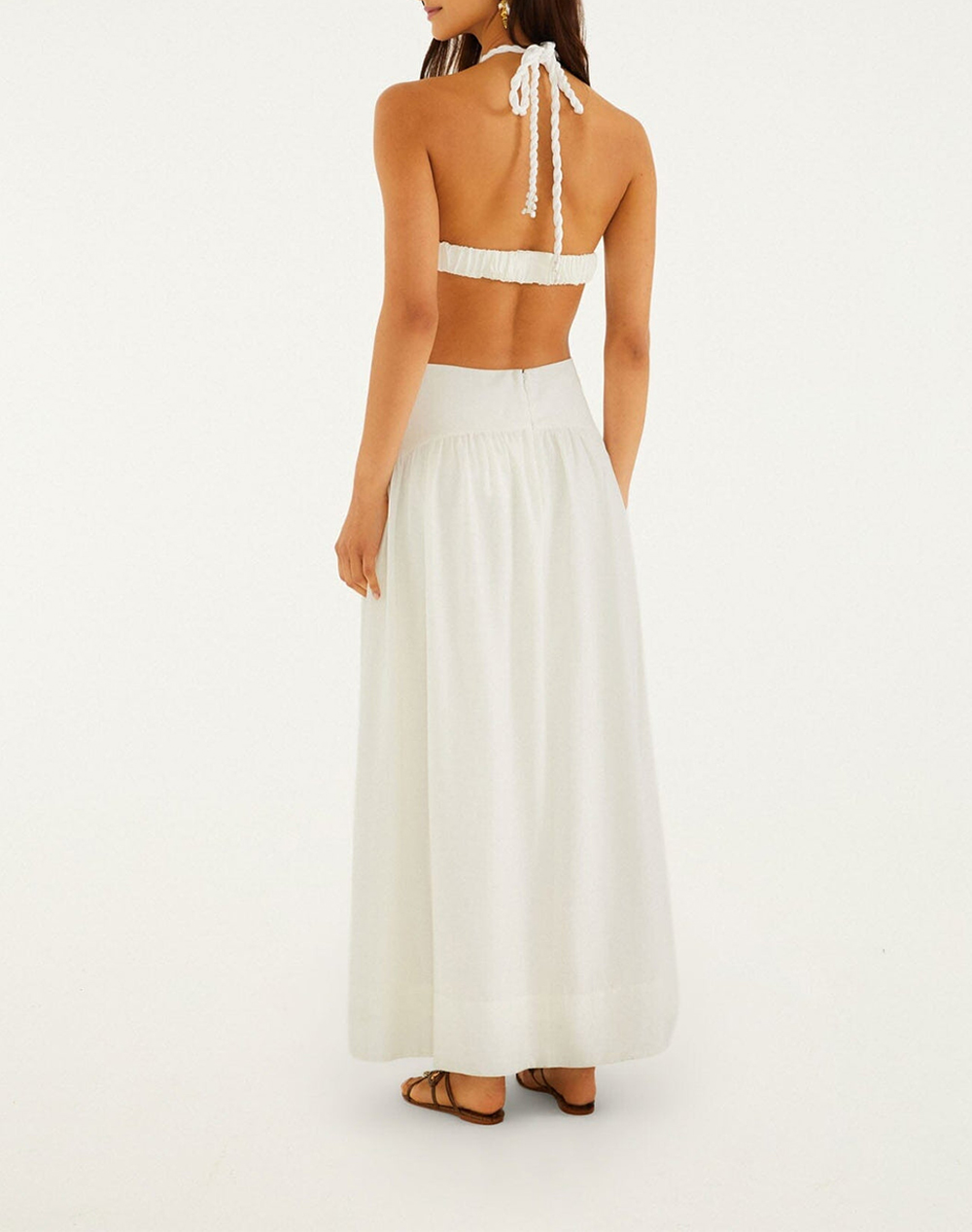 FARM RIO COAST STARS OFF-WHITE MAXI DRESS-COAST STARS OFF-WHITE 355385-25201-25201 OffWhite
