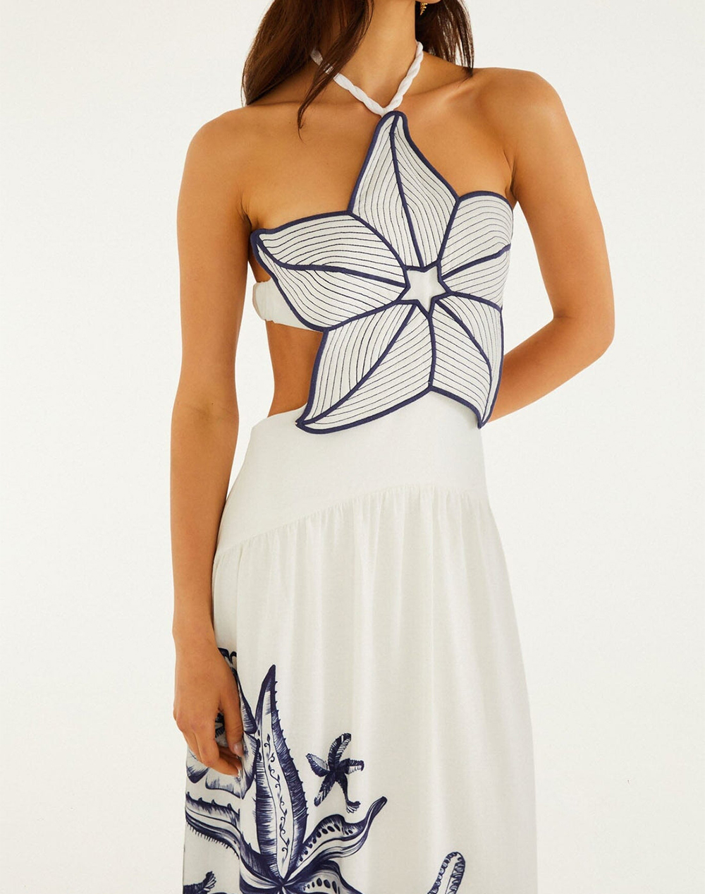 FARM RIO FARM RIO COAST STARS OFF-WHITE MAXI DRESS-COAST STARS OFF-WHITE 355385-25201-25201 OffWhite - 3