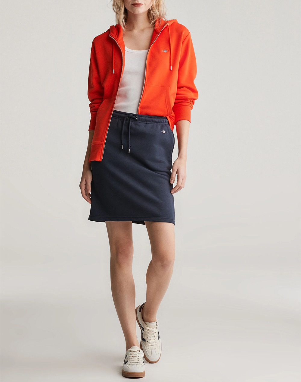 Gant Φούστα Reg Shield Skirt 3Gw4200274-433 Darkblue Γυναικεία ρούχα φούστες Politikos Shop Πολιτικός