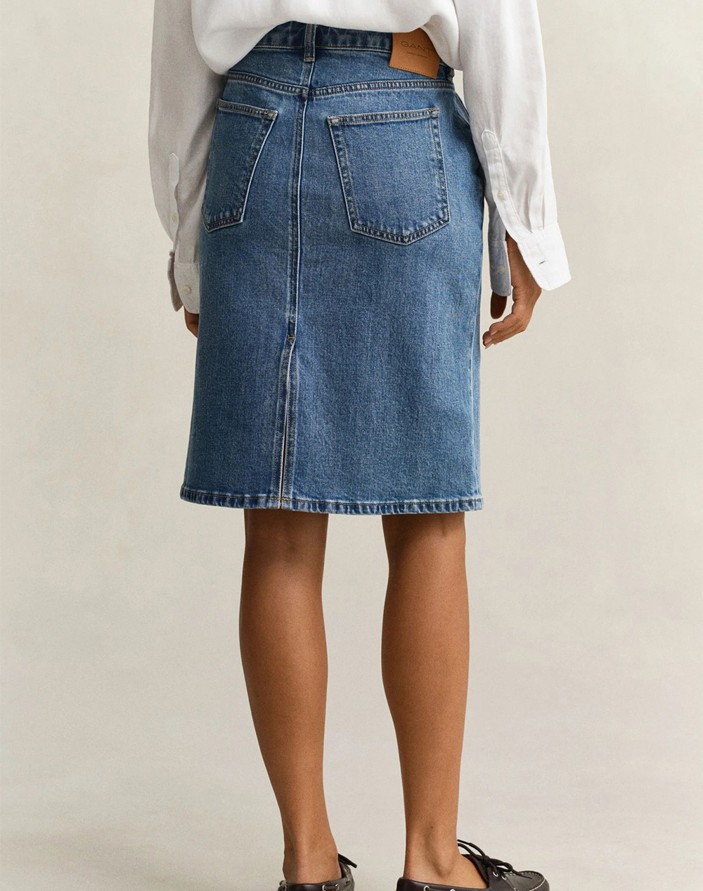 GANT GANT ΦΟΥΣΤΑ DENIM PENCIL SKIRT 3GW4400220-970 DenimBlue - 2