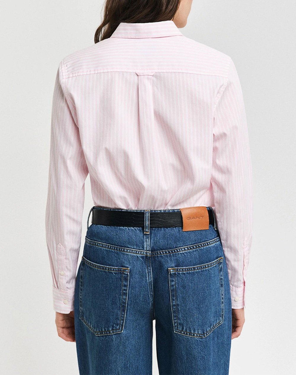 GANT GANT ΠΟΥΚΑΜΙΣΟ ΜΜ REG POPLIN STRIPED SHIRT 3GW4300214-662 LightPink - 2