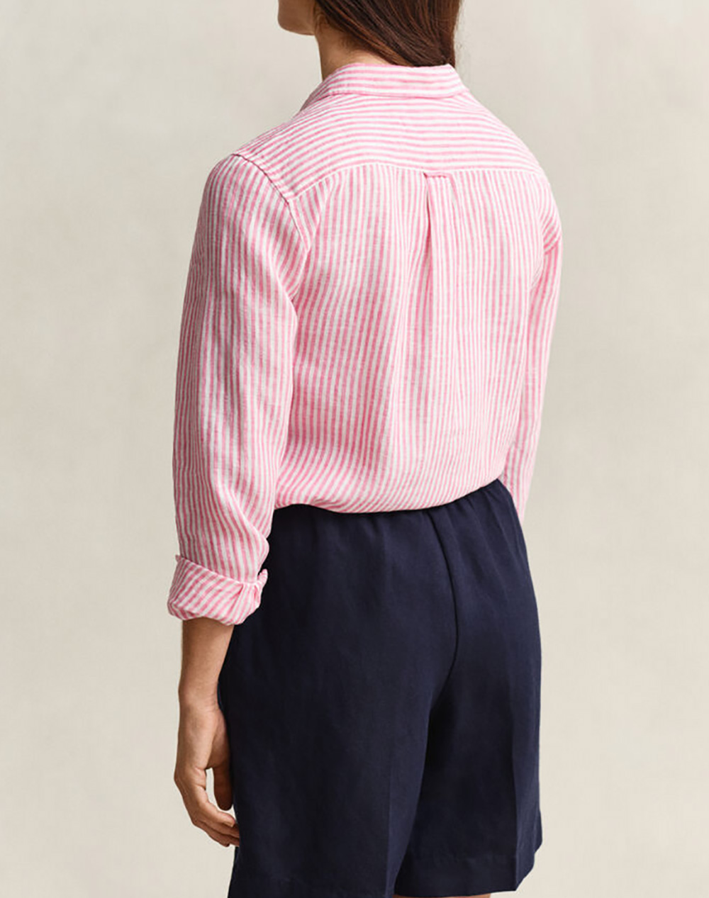 GANT GANT ΠΟΥΚΑΜΙΣΟ ΜΜ REG STRIPED LINEN LS SHIRT 3GW4300621-661 Pink - 2