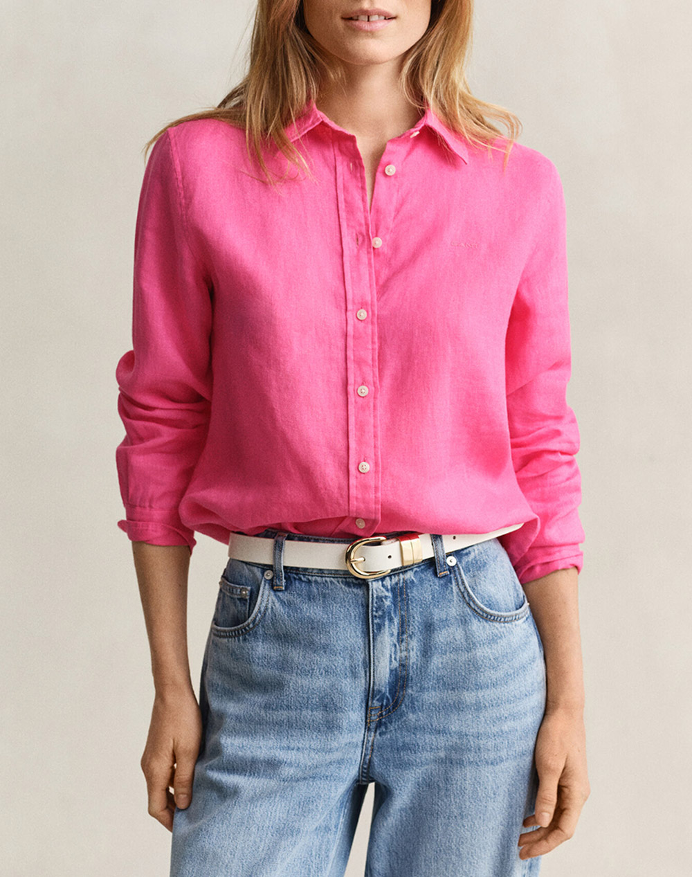 GANT ΥΠΟΚΑΜΙΣΟ ΜΜ REG LINEN LS SHIRT 3GW4300620-661 Fuchsia