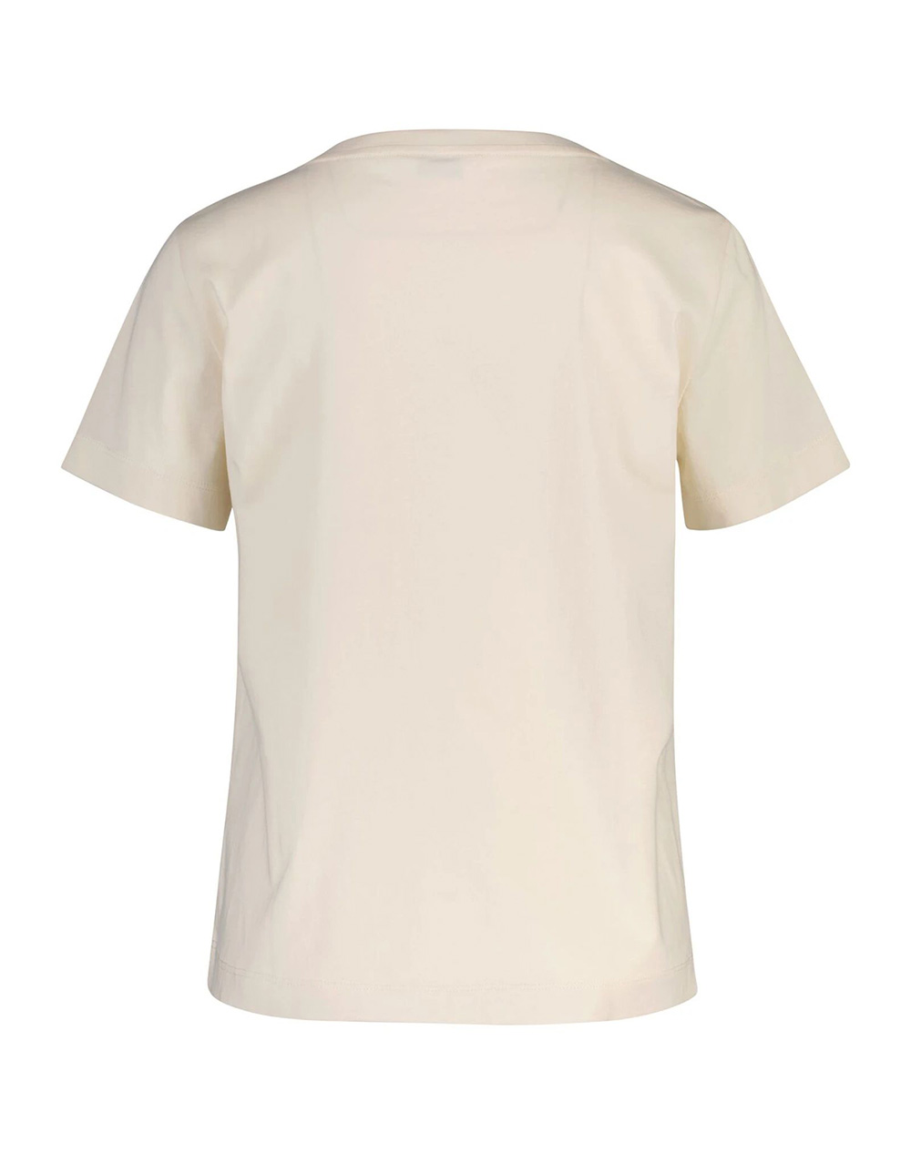 GANT ΜΠΛΟΥΖΑ ΚΜ REG SHIELD SS V-NECK T-SHIRT 3GW4200750-119 Ivory