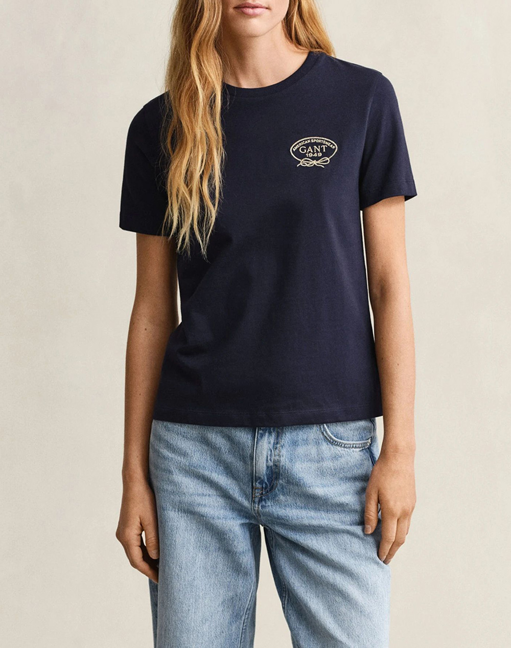 GANT ΜΠΛΟΥΖΑ ΚΜ ROPE GRAPHIC SS T-SHIRT 3GW4201443-433 DarkBlue