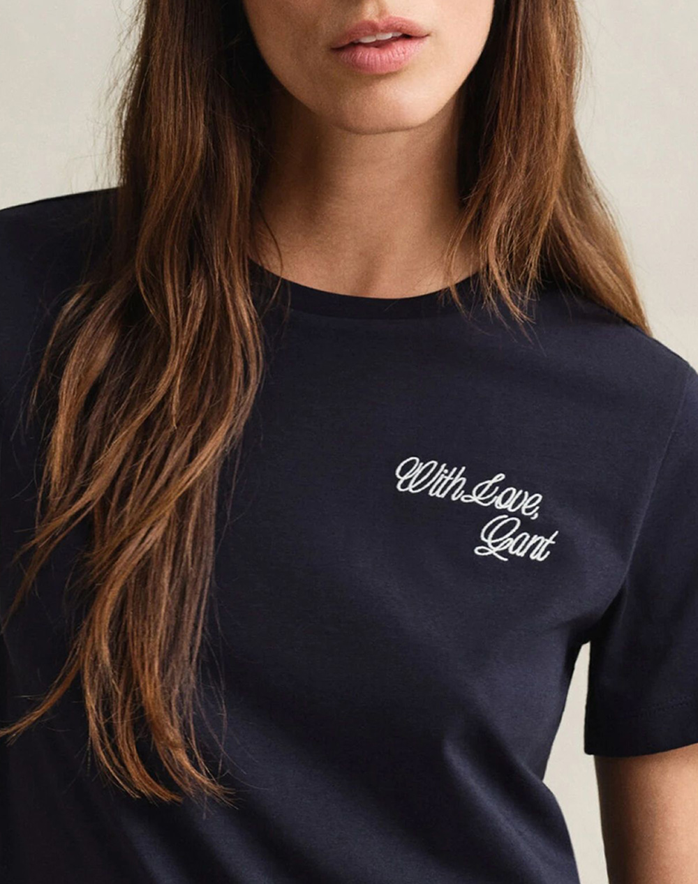 Gant Μπλούζα Κμ Graphic Print Ss T-Shirt 3Gw4201440-433 Darkblue Γυναικεία ρούχα μπλούζες Τ-Shirt Politikos Shop Πολιτικός