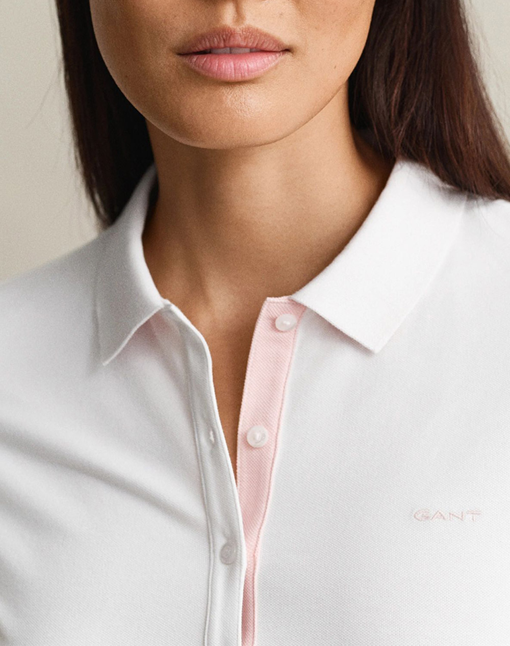 GANT ΜΠΛΟΥΖΑ ΚΜ SLIM CONTRAST COLOR SS PIQUE POLO 3GW4201474-110 White φωτογραφία