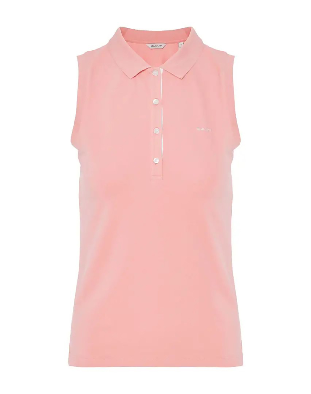 GANT ΜΠΛΟΥΖΑ ΧΜ CONTRAST SLEEVELESS PIQUE POLO 3GW4201475-663 Pink