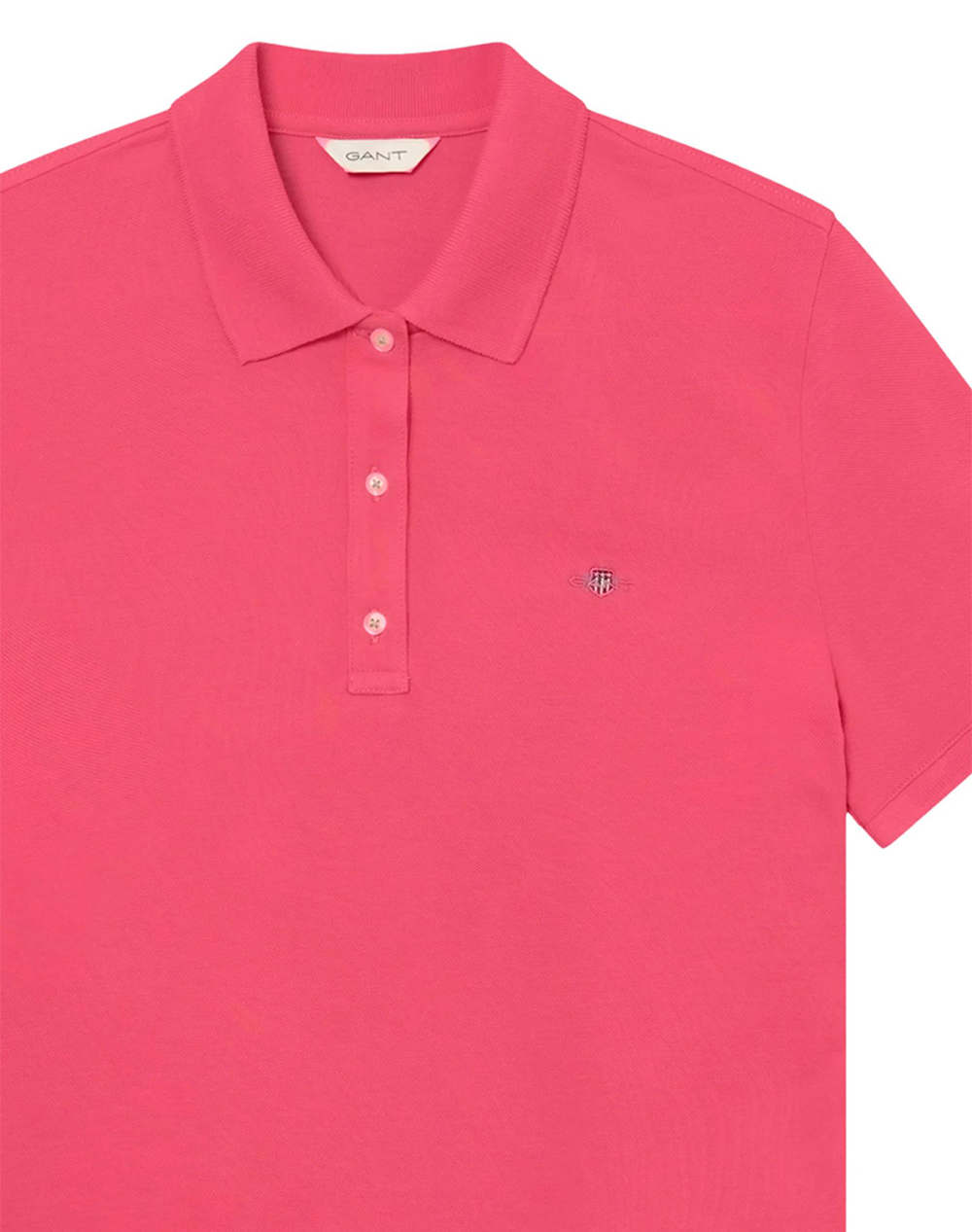 Gant Μπλούζα Κμ Reg Shield Ss Pique Polo 3Gw4201489-661 Fuchsia Γυναικεία ρούχα μπλούζες Politikos Shop Πολιτικός