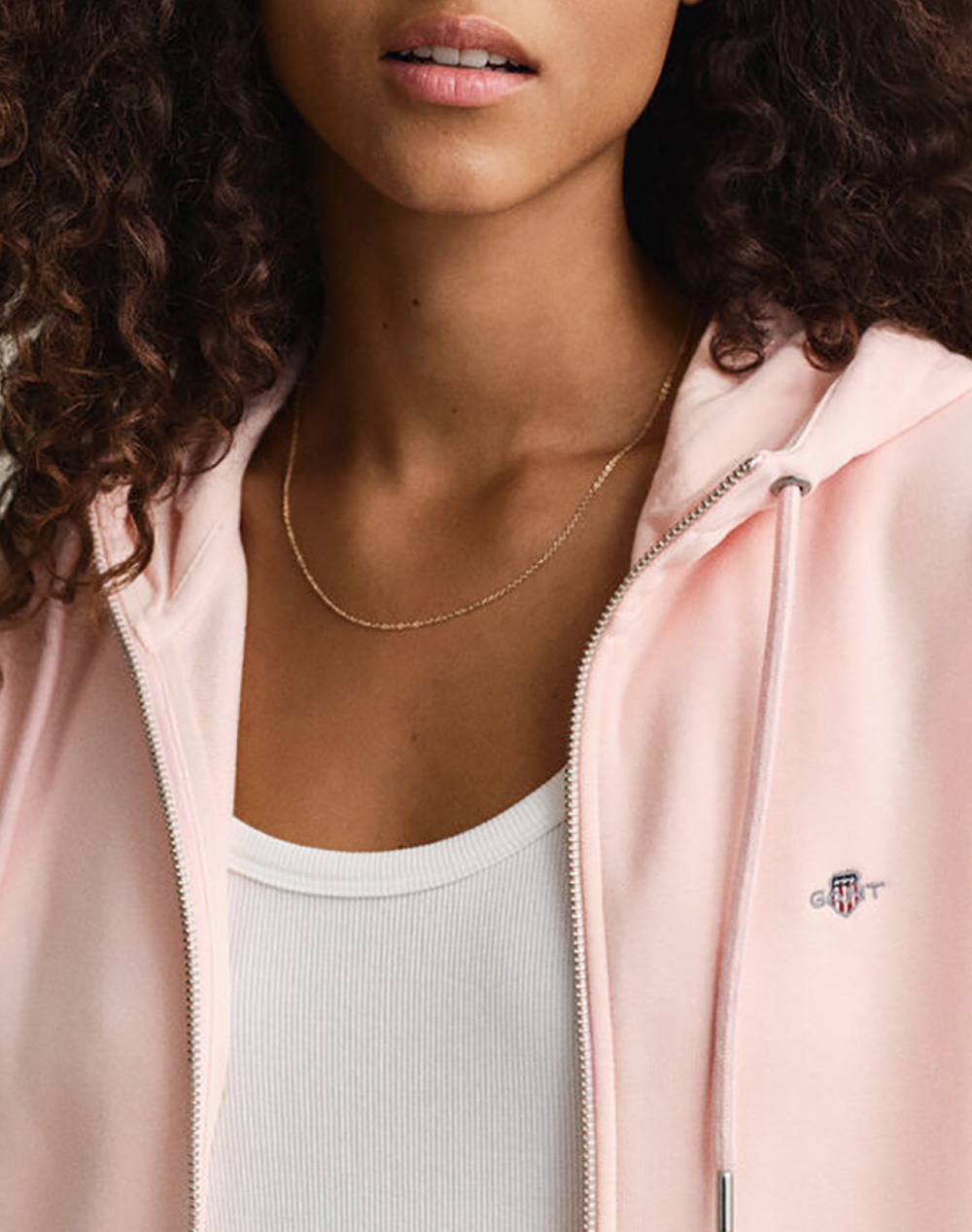 GANT GANT ΖΑΚΕΤΑ ΦΟΥΤΕΡ SHIELD ZIP HOODIE 3GW4201412-647 LightPink - 3