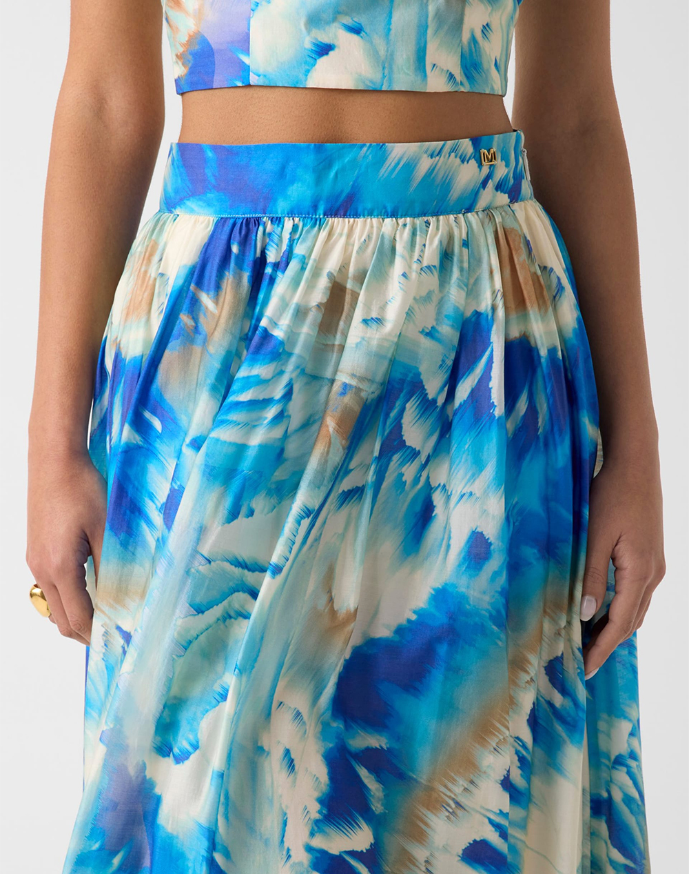 Guess By Marciano Kat Printed Maxi Skirt Φούστα Γυναικείο G6Gd18W1988-Pmge Mixed Γυναικεία ρούχα φούστες Politikos Shop Πολιτικός