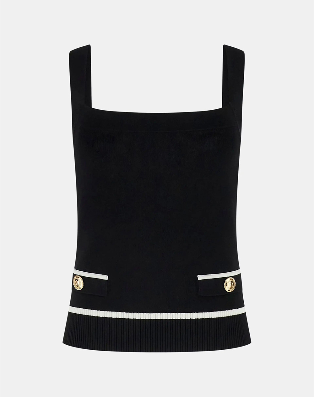 GUESS BY MARCIANO NOEMI TANK TOP SWTR ΠΛΕΚΤΟ ΓΥΝΑΙΚΕΙΟ 6RGR035905Z-FM77 Black