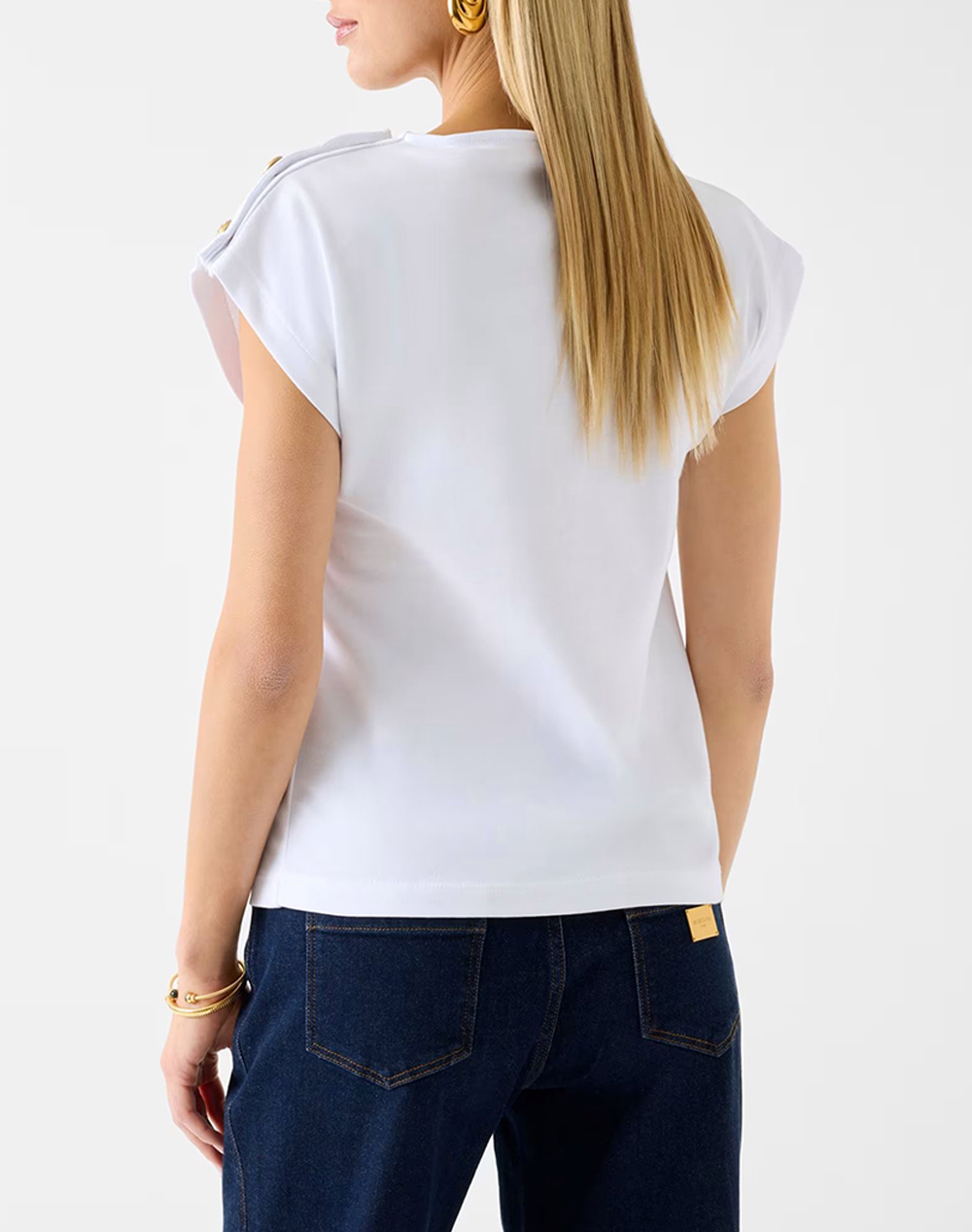 GUESS BY MARCIANO LYRIS SEQUINS TSHIRT ΜΠΛΟΥΖΑ ΓΥΝΑΙΚΕΙΟ 6RGI036362A-TWHT White φωτογραφία