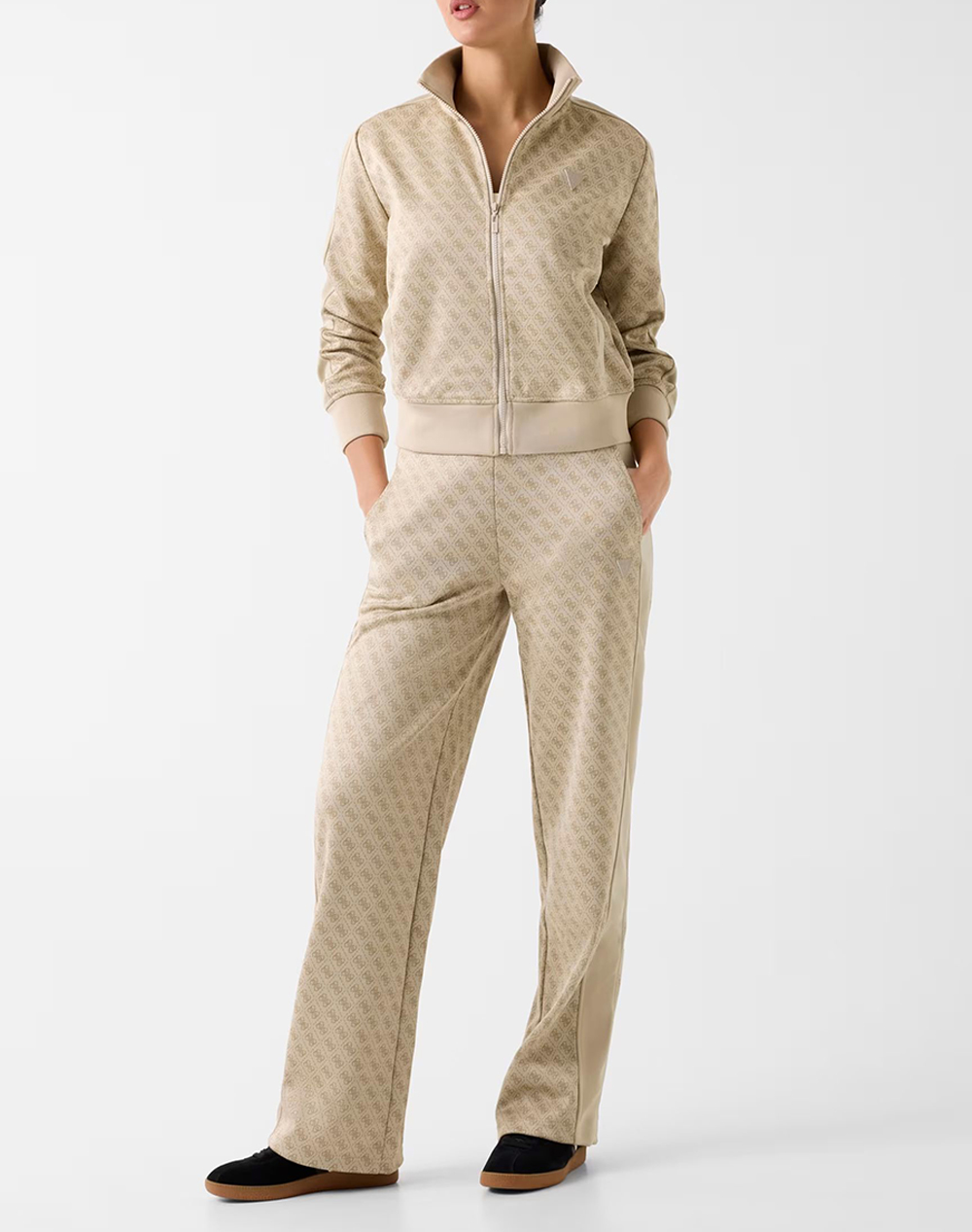 Guess Maya 4G Wide Leg Pants Παντελόνι Γυναικείο V6Rb09K2042-Fnn0 Mixed Γυναικεία ρούχα παντελόνια παντελόνι Φορμας Politikos Shop Πολιτικός