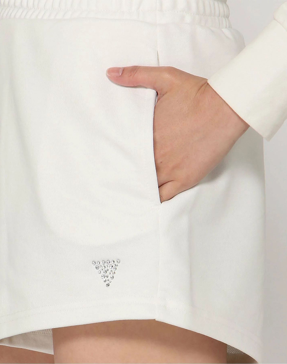 GUESS SILVY SHORTS ΣΟΡΤΣ ΓΥΝΑΙΚΕΙΟ V6GD14K3090-G056 White φωτογραφία