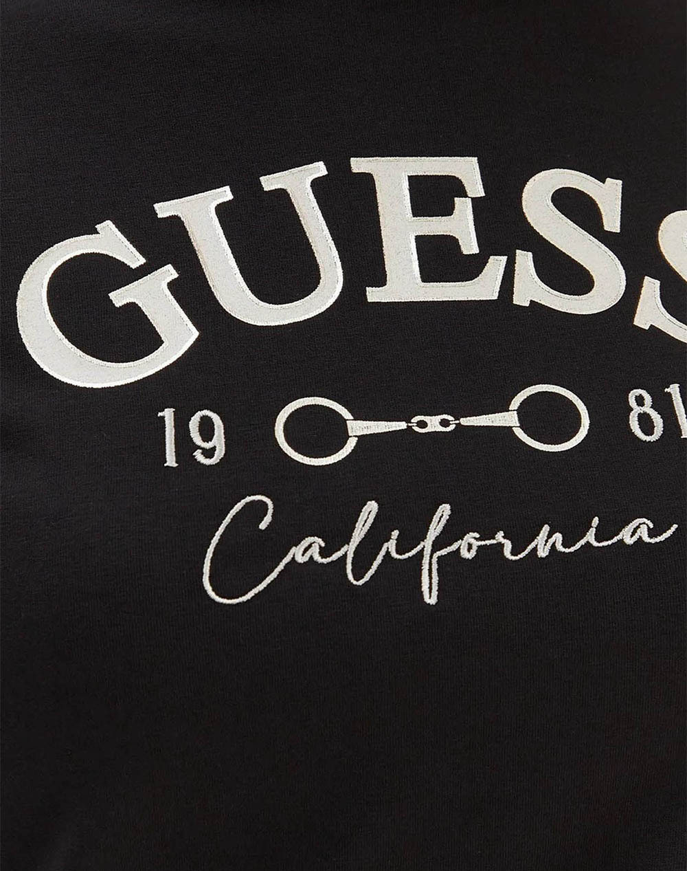 Guess Beatriz Cn Ss T-Shirt Μπλούζα Γυναικείο V6Ri02J1314-Jblk Black Γυναικεία ρούχα μπλούζες Τ-Shirt Politikos Shop Πολιτικός