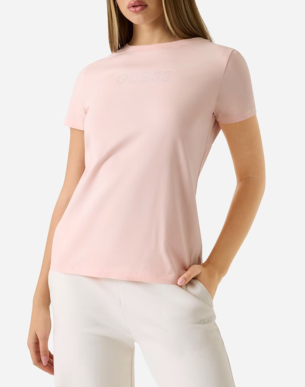 GUESS BRIANA SS T-SHIRT ΜΠΛΟΥΖΑ ΓΥΝΑΙΚΕΙΟ V3BI11J1314-G66E LightPink